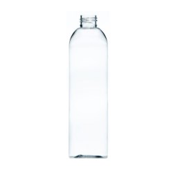300ml PET Clear Tall Boston Round, 10% PCR
